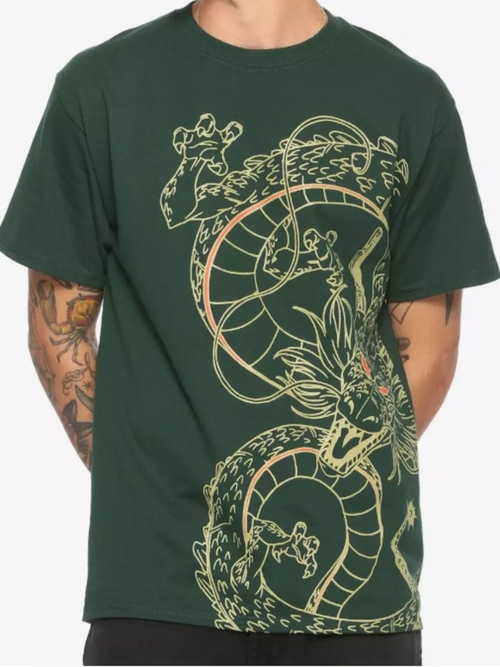 Hot Topic Dragon Ball Z Shenron Champion T-Shirt Size Medium